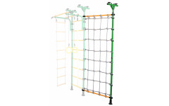 Стойка-сетка Юный Атлет Пол-потолок (зеленый/желтый) Стойка-сетка Юный Атлет Пол-потолок (зеленый/желтый)